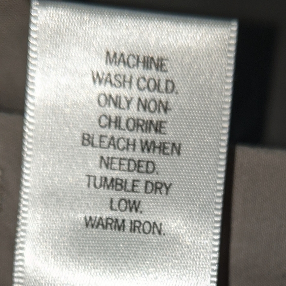 BANANA REPUBLIC JACKSON FIT WOMEN'S GRAY WIDE LEG CUFFED TROUSER SIZE 8 REGULAR - Picture 6 of 6